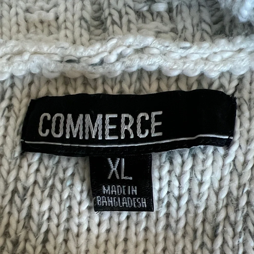 Men's Classic Gray Turtleneck Sweater